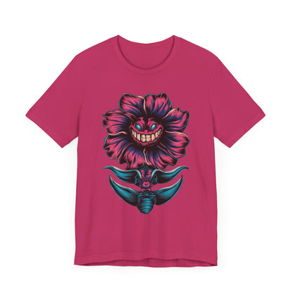 Evil Flower - Funny T-Shirt by Stichas T-Shirt Company