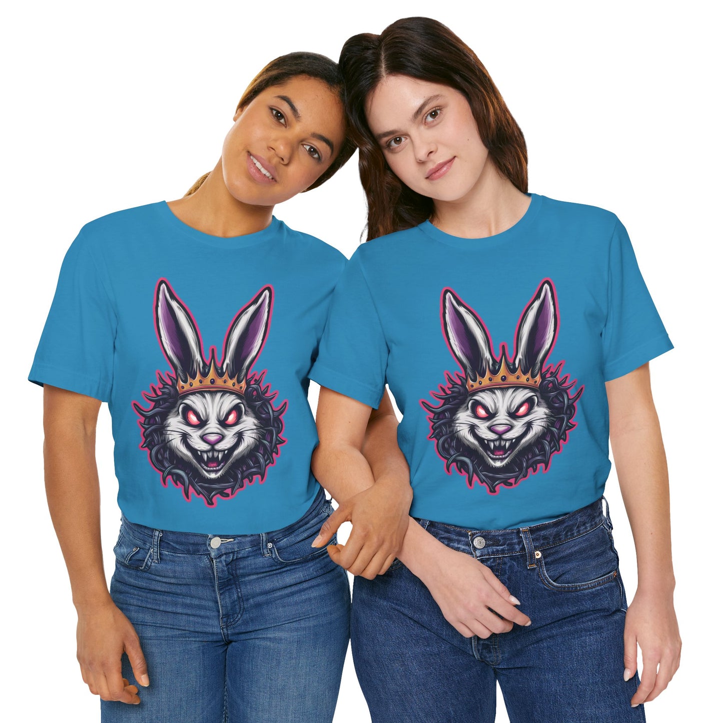 King Rabbit the Evil - Funny T-Shirt by Stichas T-Shirt Company