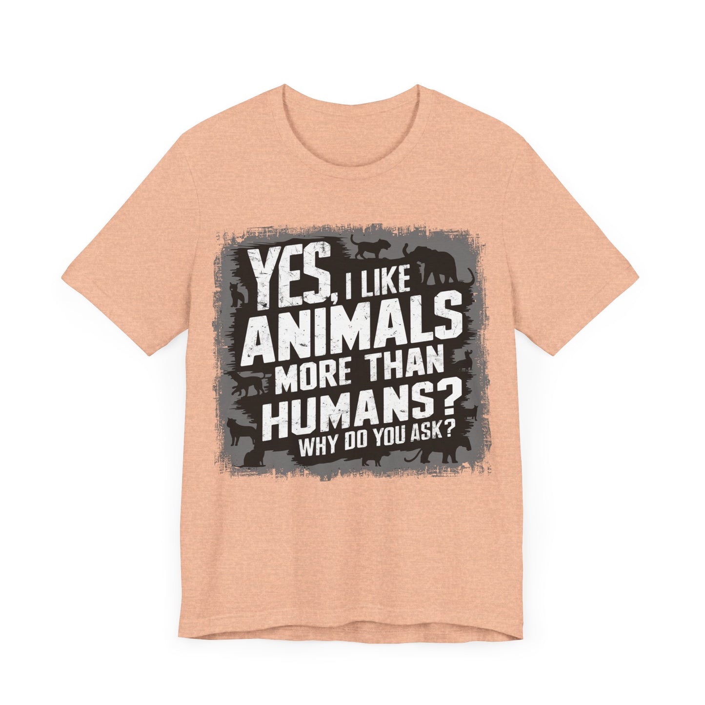 Yes, I like Animals More than Humans – Dog Lover T-Shirt by Stichas T-Shirt Company