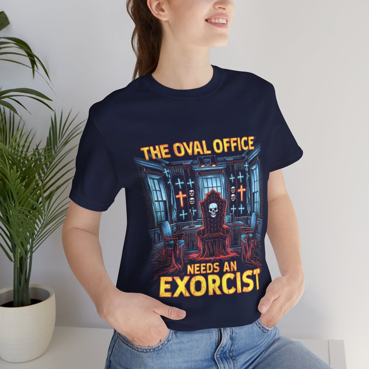 The Oval Office Needs and Exorcist - Political - T-Shirt by Stichas T-Shirt Company