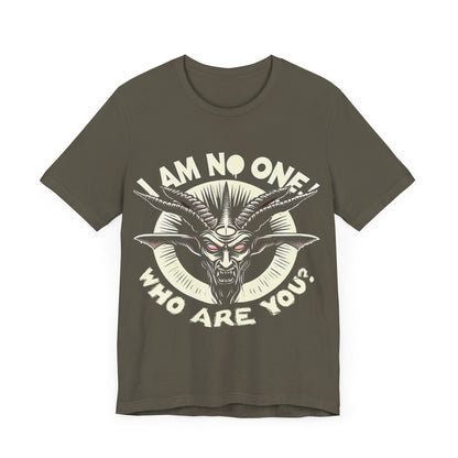 I am No One - Horror T-Shirt by Stichas T-Shirt Company