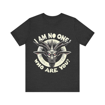 I am No One - Horror T-Shirt by Stichas T-Shirt Company