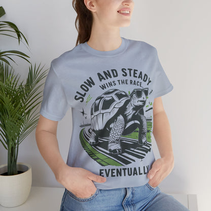 Slow and Steady Wins the Race… Eventually – Tortoise Lover T-Shirt by Stichas T-Shirt Company