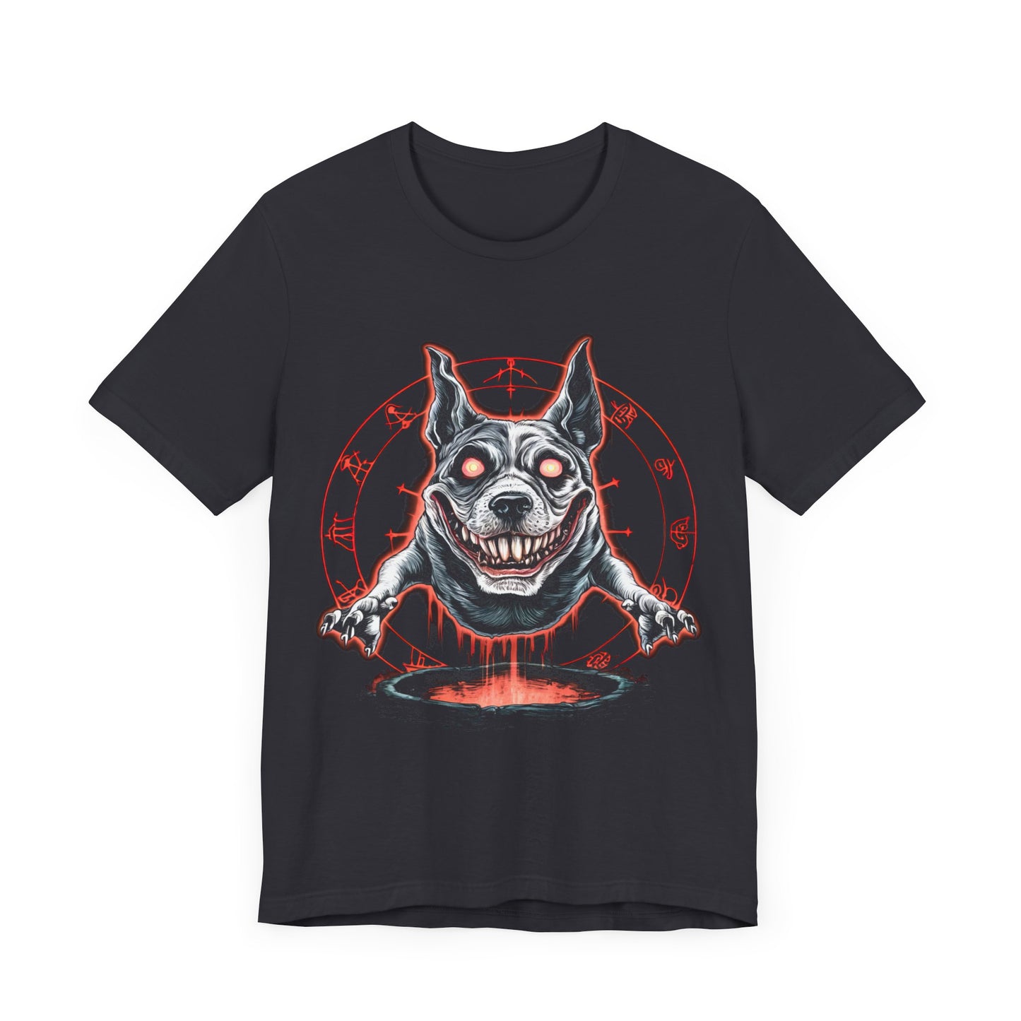 Demon Dog Has Been Summoned - Funny T-Shirt by Stichas T-Shirt Company