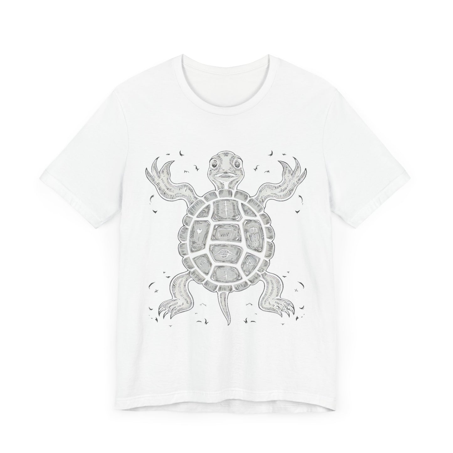 Crazy Tribal Turtle - Funny T-Shirt by Stichas T-Shirt Company