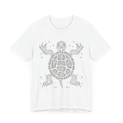 Crazy Tribal Turtle - Funny T-Shirt by Stichas T-Shirt Company