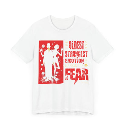 The Oldest Emotion is Fear – H.P. Lovecraft Nameless Horror T-Shirt by Stichas T-Shirt Company