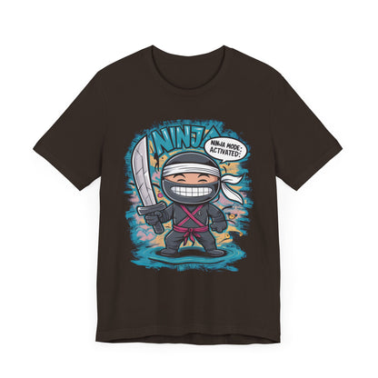 Ninja Mode Activated - Funny T-Shirt by Stichas T-Shirt Company