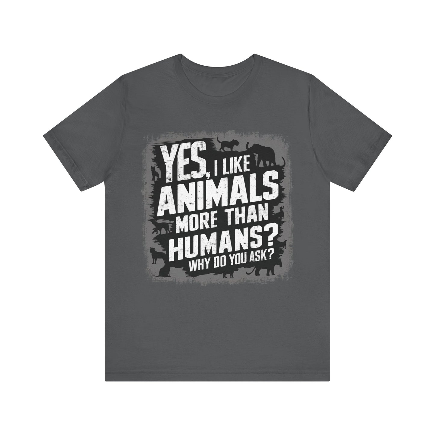 Yes, I like Animals More than Humans – Dog Lover T-Shirt by Stichas T-Shirt Company