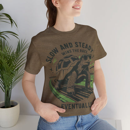 Slow and Steady Wins the Race… Eventually – Tortoise Lover T-Shirt by Stichas T-Shirt Company