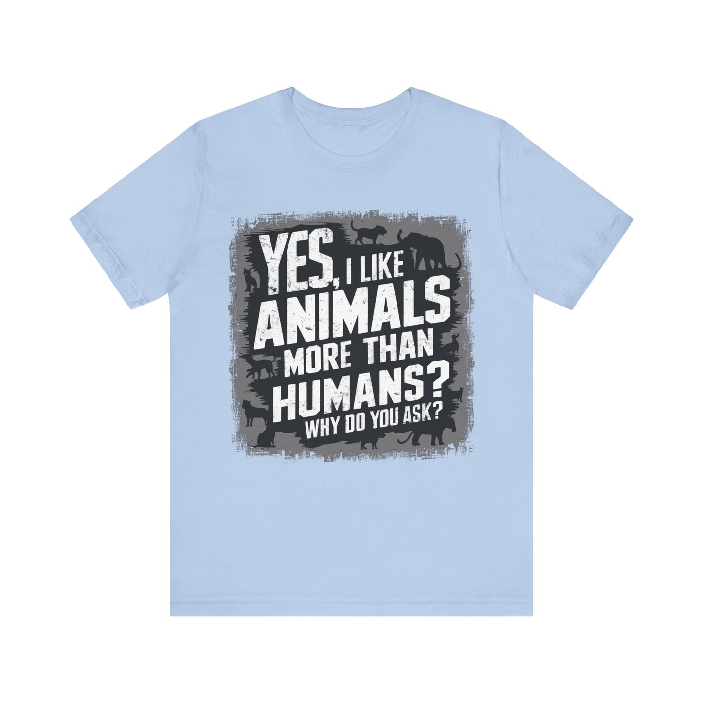 Yes, I like Animals More than Humans – Dog Lover T-Shirt by Stichas T-Shirt Company