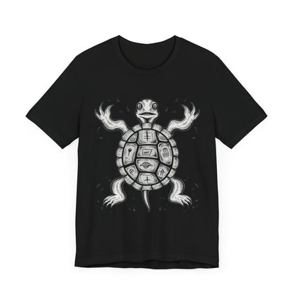 Crazy Tribal Turtle - Funny T-Shirt by Stichas T-Shirt Company