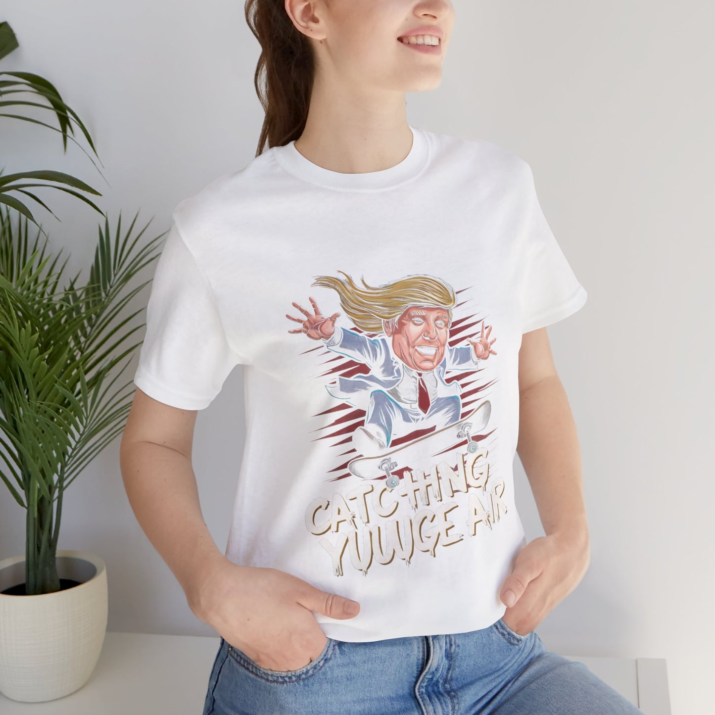 Catching YUUUUGE Air - Political - T-Shirt by Stichas T-Shirt Company