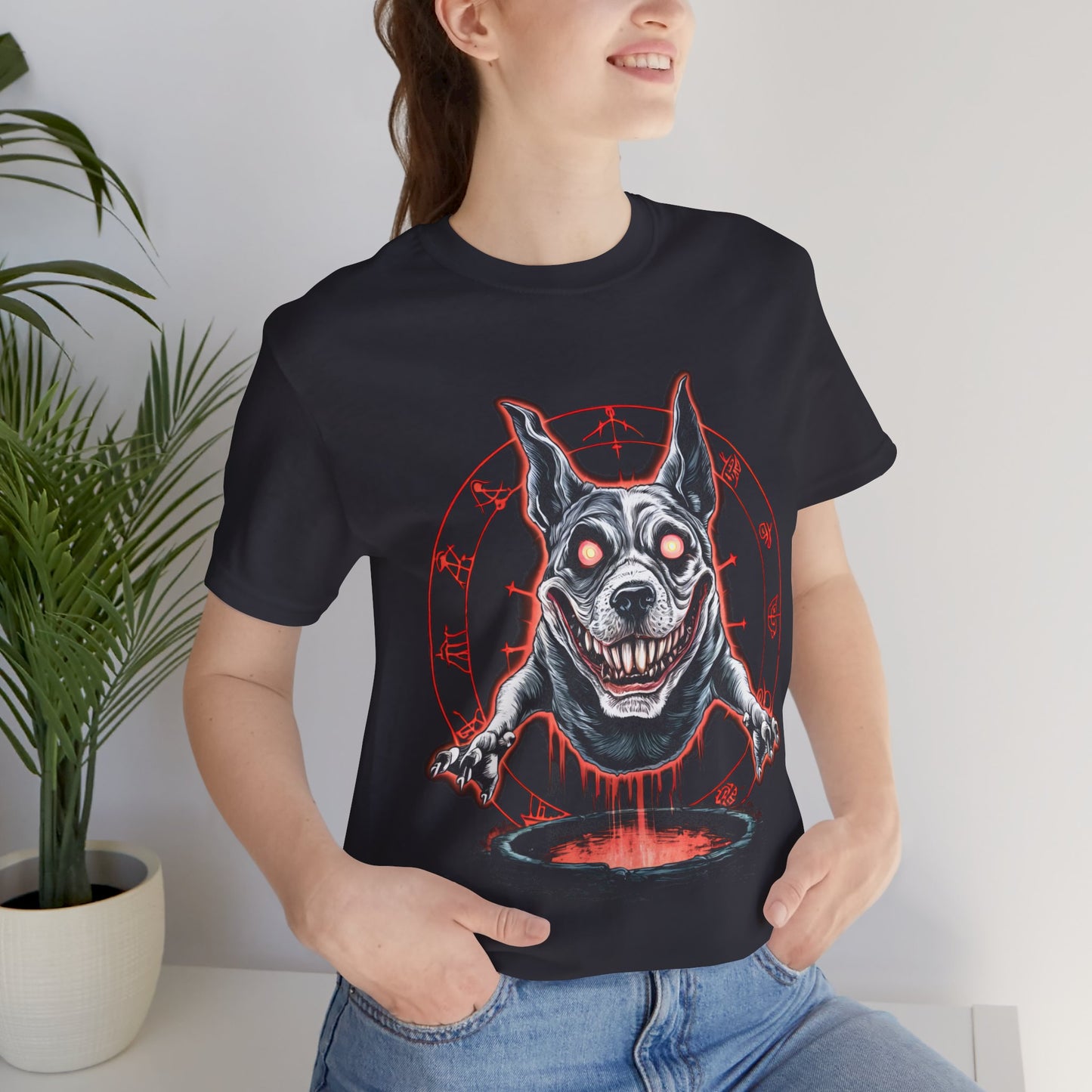 Demon Dog Has Been Summoned - Funny T-Shirt by Stichas T-Shirt Company