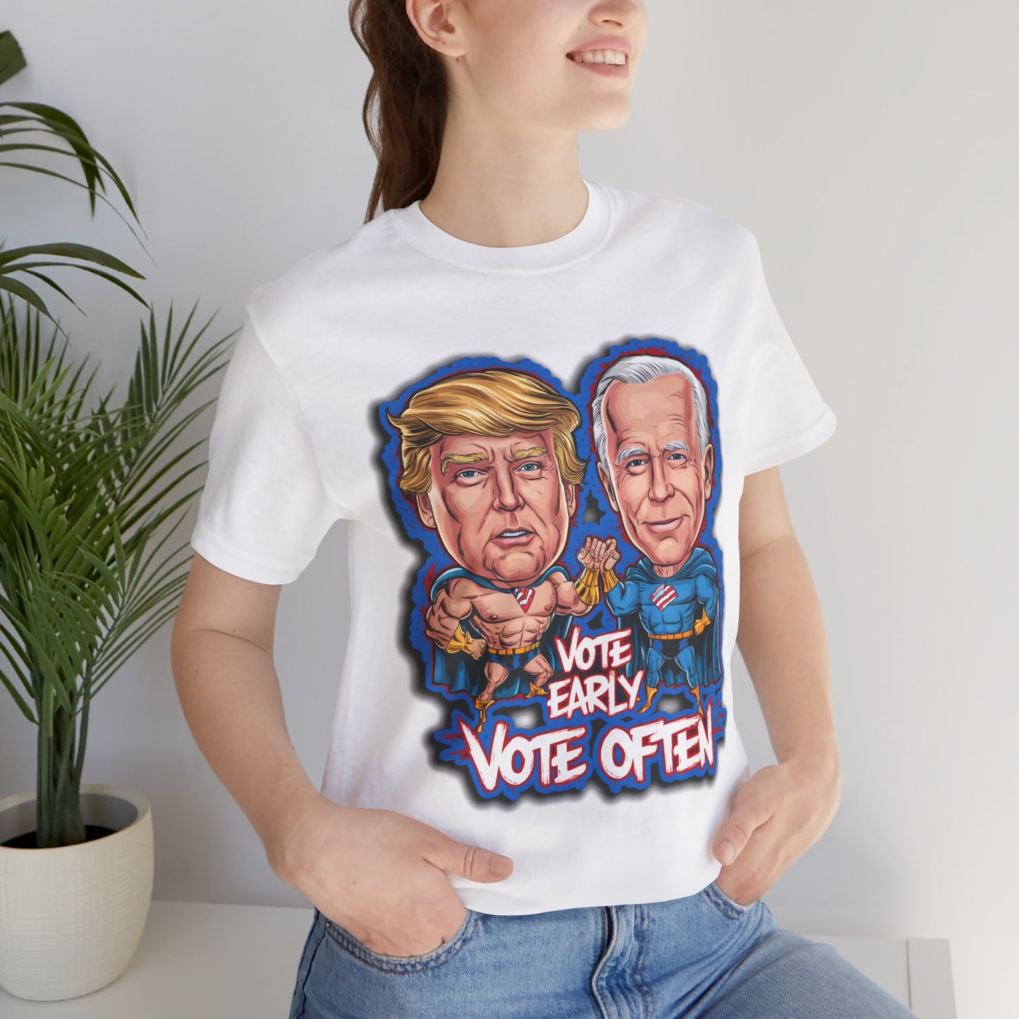 Vote Early, Vote Often - Political - T-Shirt by Stichas T-Shirt Company