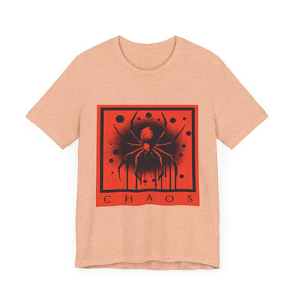 Chaos Black Widow Spider - Badass T-Shirt by Stichas T-Shirt Company