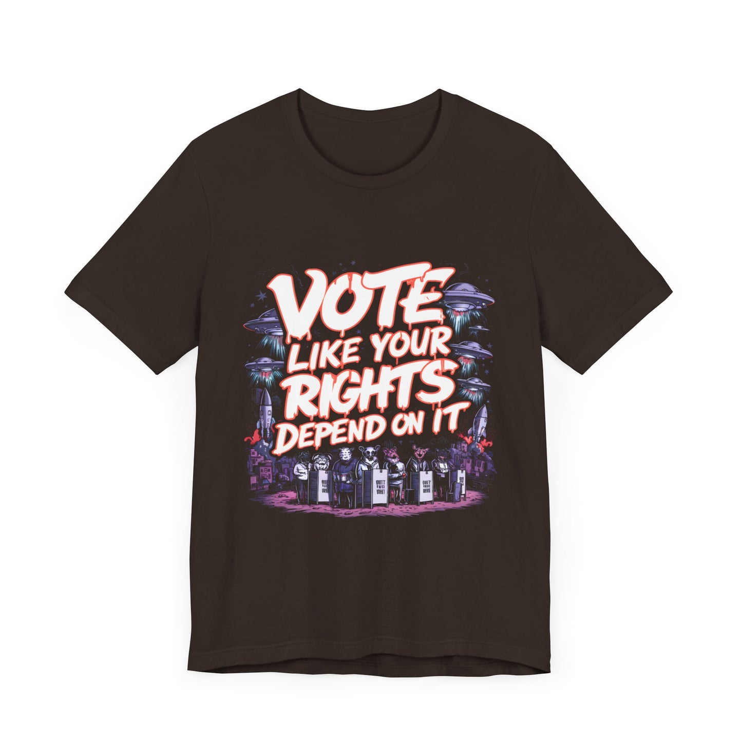 Vote Like Your Rights Depend On It - Political - T-Shirt by Stichas T-Shirt Company