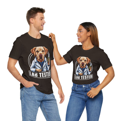 Lab Tested Labrador Retriever - Funny T-Shirt by Stichas T-Shirt Company