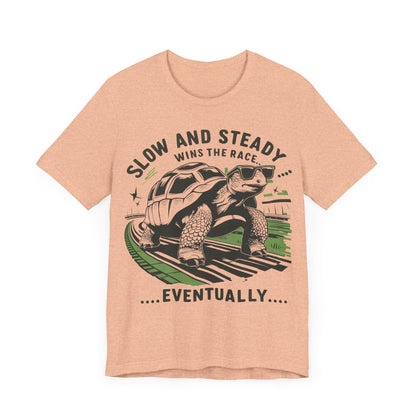 Slow and Steady Wins the Race… Eventually – Tortoise Lover T-Shirt by Stichas T-Shirt Company