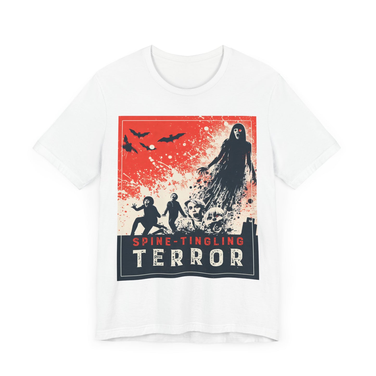 Spine-Tingling Terror  - Horror - T-Shirt by Stichas T-Shirt Company